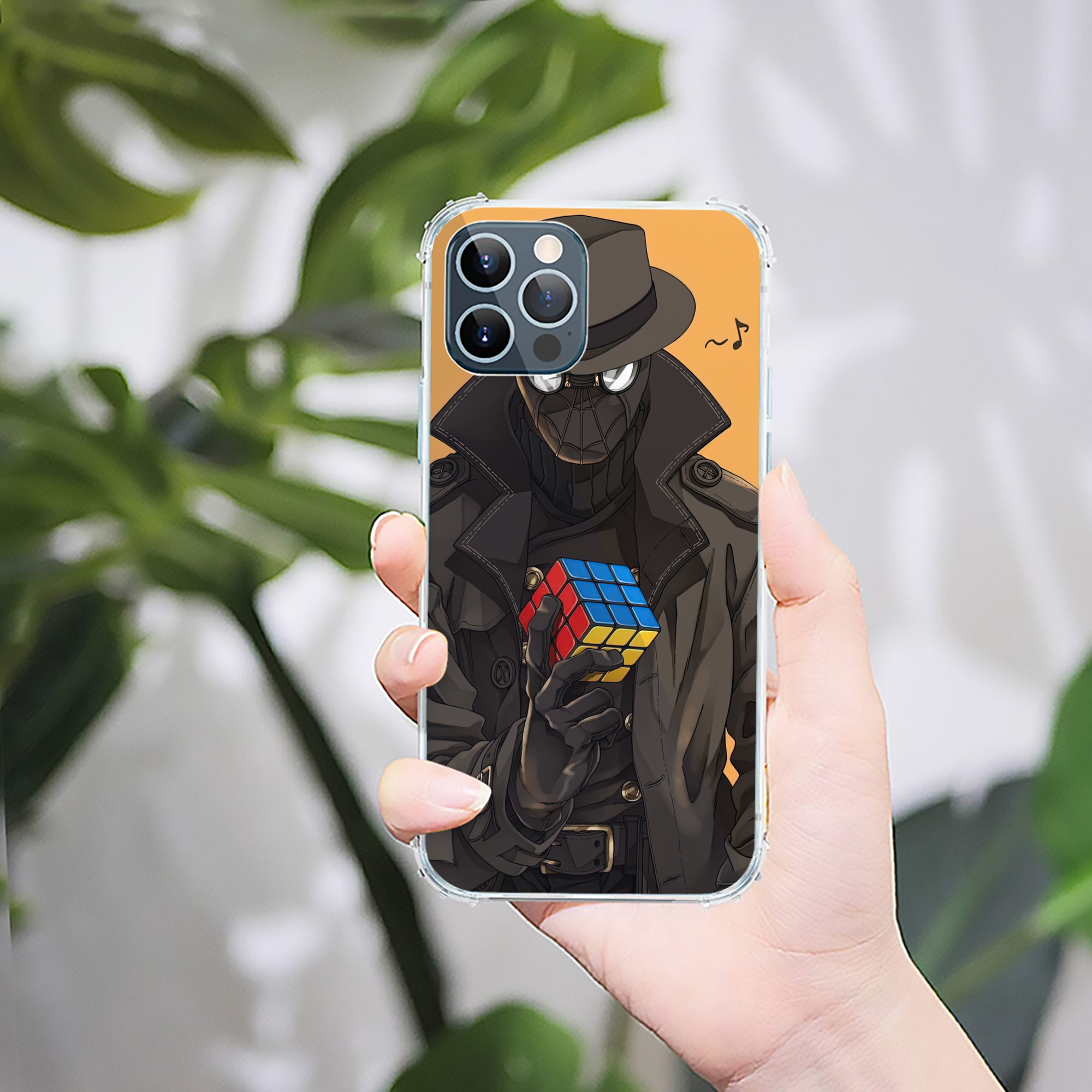 （画像用） Spider Man スパイダーマン 【iPhone 12シリーズ対応】透明スマホケース（クリアソフトケース）